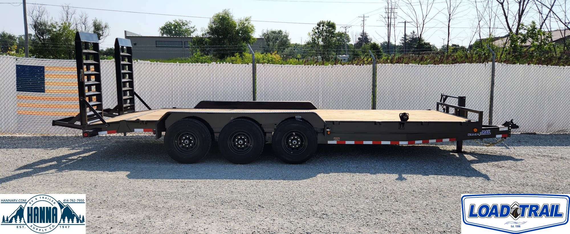 2024 Load Trail 83" X 22' Triple Axle 21,000 Lb Steel Car Hauler / Equipment Trailer (302267